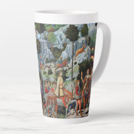 Caneca De Café Latte Procissão de Magi-Benozzo Gozzoli