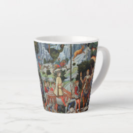 Caneca De Café Latte Procissão de Magi-Benozzo Gozzoli Pequeno