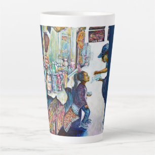 Caneca De Café Latte Produz a esperança