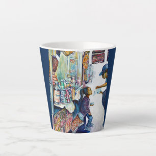 Caneca De Café Latte Produz a esperança