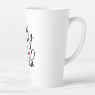 Caneca De Café Latte Professora Arte Apenas Professora Corajosa