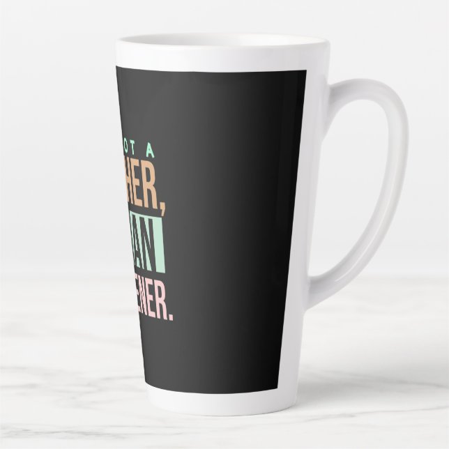 Caneca De Café Latte Professora De Arte E Awakener (Direita)