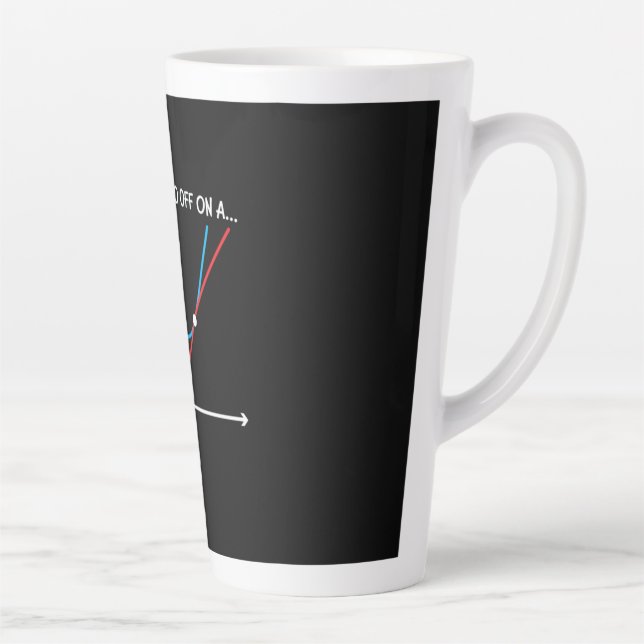 Caneca De Café Latte Professora De Matemática Às Vezes Eu Vou Embora (Direita)