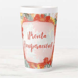 Caneca De Café Latte Pronta Recuperación - tarjeta de recuperación