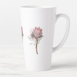 Caneca De Café Latte protea flowers