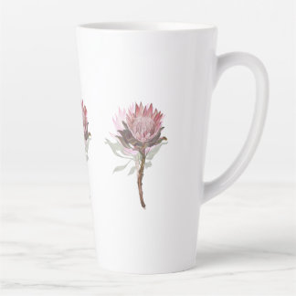 Caneca De Café Latte protea flowers