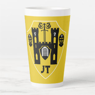 Caneca De Café Latte Proteção personalizável dos Cavaleiros
