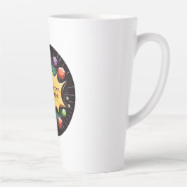 Caneca De Café Latte Proteja Os Seus Probióticos Microbiométricos Para