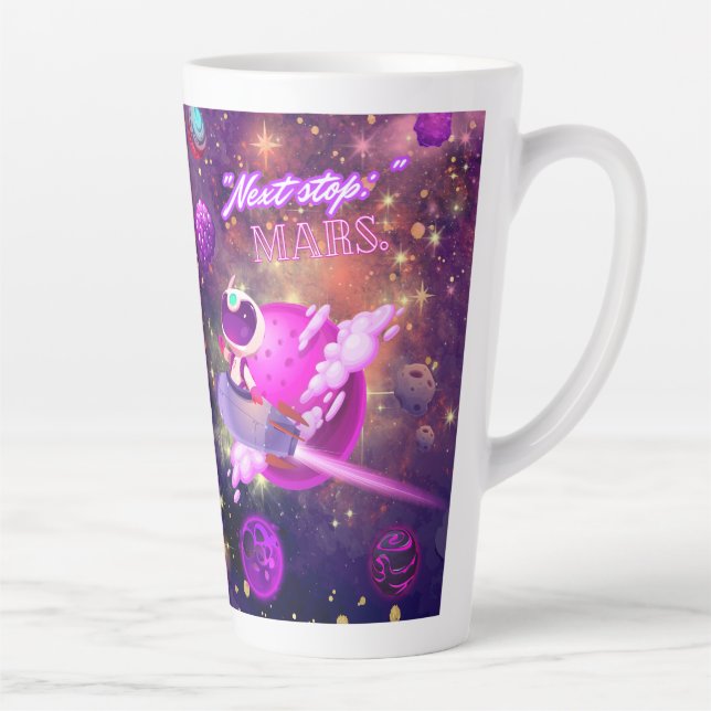 Caneca De Café Latte Próxima parada Marte (Direita)