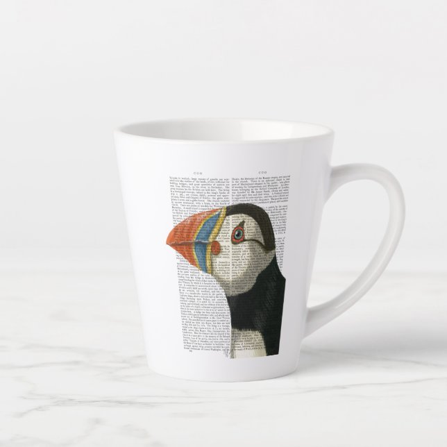 Caneca De Café Latte Puffin Retrait (Direita)