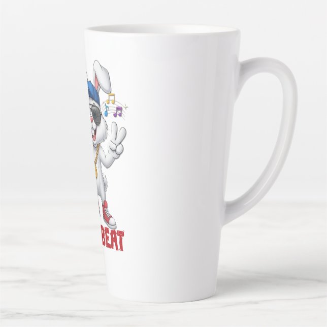 Caneca De Café Latte Pule ao Ritmo (Direita)