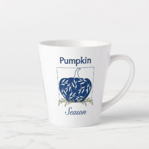 Caneca De Café Latte Pumpkin Na Luz - Estação Da Pumpkin