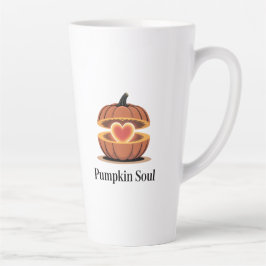 Caneca De Café Latte Pumpkin Soul Autumn Coffee Mug