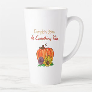 Caneca De Café Latte Pumpkin Spice e tudo o que é bonito