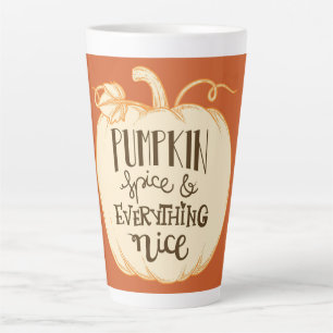Caneca De Café Latte Pumpkin Spice Latch