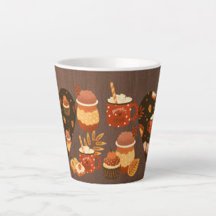 Caneca De Café Latte Pumpkin Spice Latover