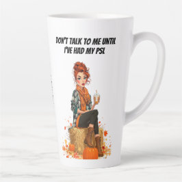 Caneca De Café Latte Pumpkin Spice Latte - Sra. Sass