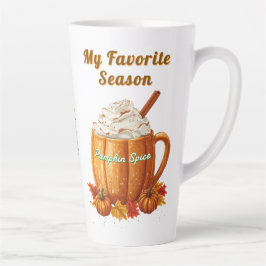 Caneca De Café Latte Pumpkin Spice, Minha Estação Favorita