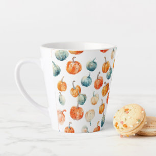Caneca De Café Latte Pumpkins Latte Mug