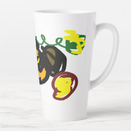 Caneca De Café Latte Pumpkins legal