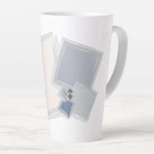 Caneca De Café Latte Quadrados Fibonacci Rolling