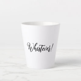 Caneca De Café Latte Que seja! Caneca para café latte