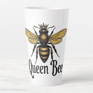 Caneca De Café Latte Queen Bee Latte Mug