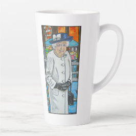 Caneca De Café Latte Queen Elizabeth At Paddington Station