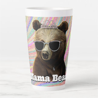 Caneca De Café Latte Queen Mama Bear