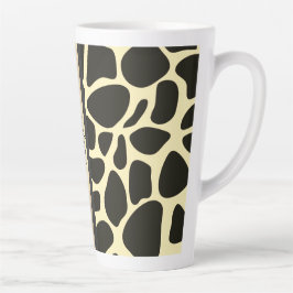 Caneca De Café Latte Quic Quartrefoil Girafa Impressão Personalizado