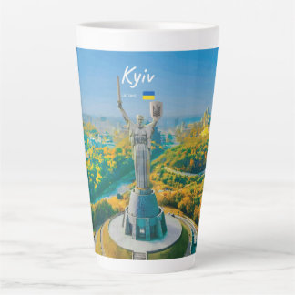 Caneca De Café Latte Quieve, Ucrânia - Grande Monumento Mãe Ucrânia
