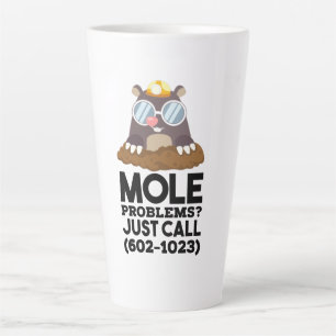 Caneca De Café Latte Química - Problemas de buracos