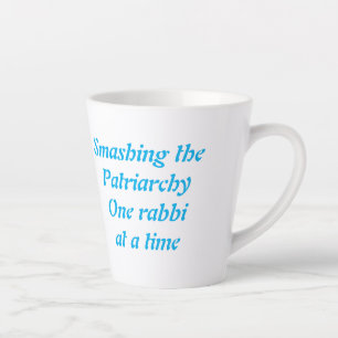Caneca De Café Latte Rabbis Breaking Barriers por 50 anos