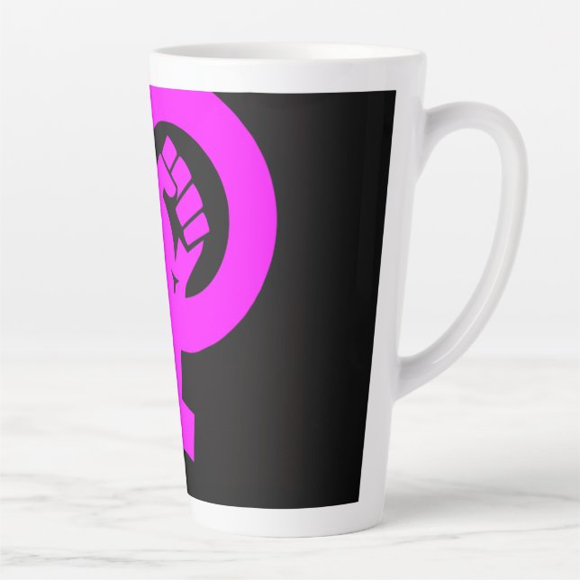 Caneca De Café Latte Radical Feminist (Direita)