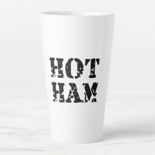 Caneca De Café Latte Rádio HOT HAM