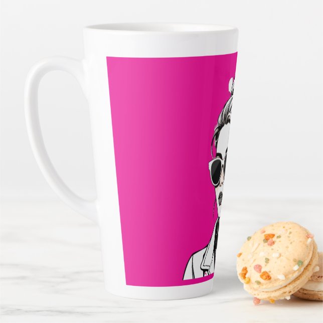 Caneca De Café Latte Raiders Girl (In Situ)
