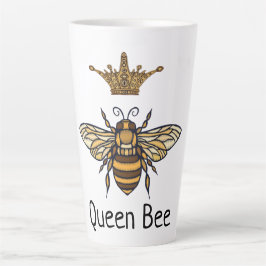 Caneca De Café Latte Rainha Abelha com Rico de Lata