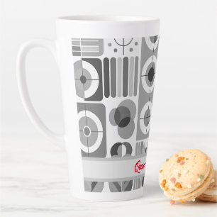 Caneca De Café Latte Rainha da Casa Estilo Contemporâneo do Médio