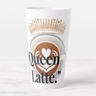 Caneca De Café Latte Rainha Latte Mug