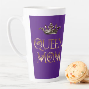Caneca De Café Latte Rainha Mãe