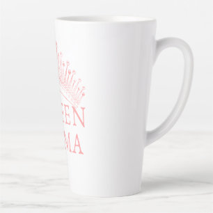 Caneca De Café Latte Rainha Mama XL