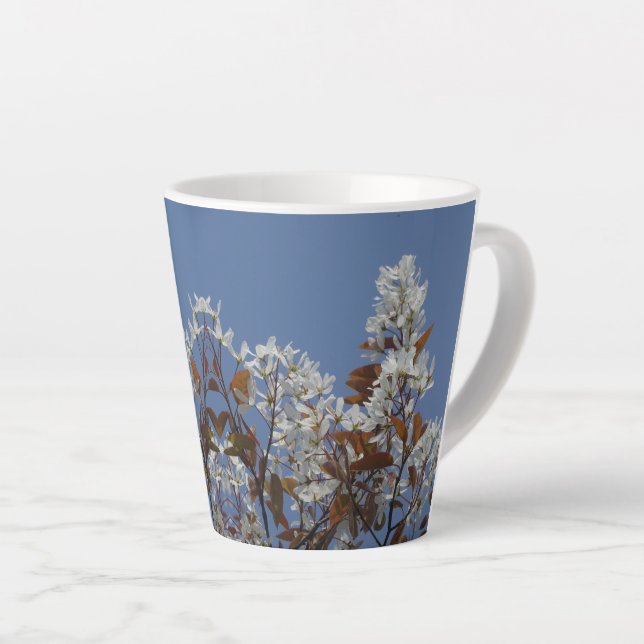 Caneca De Café Latte Raisin Blossom Latte Mug (Ângulo direito)