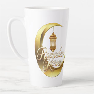 Caneca De Café Latte Ramadan Kareem