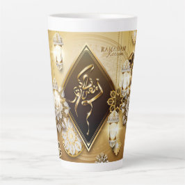 Caneca De Café Latte Ramadan Kareem Latte Mug