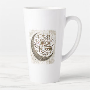 Caneca De Café Latte Ramadão Mubarak Lanterna de Jejum Muçulmano Cresce