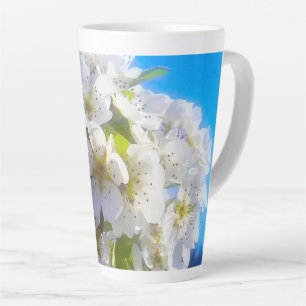Caneca De Café Latte Ramal brilhante de uma pera