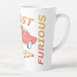 Caneca De Café Latte Rápido e Rápido - Furioso 01