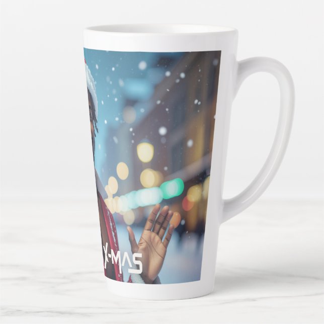 CANECA DE CAFÉ LATTE RAPPY X-MAS (Direita)