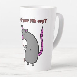 Caneca De Café Latte Rat Coffee Mug