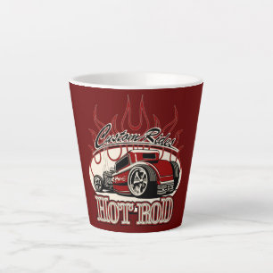 Caneca De Café Latte Rato quente de desenho